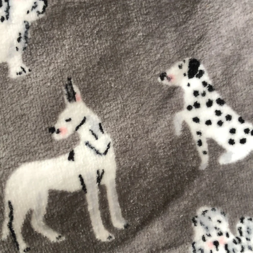 Envogue Cotton Velour Mixed Breed DOG Print Bath Towels